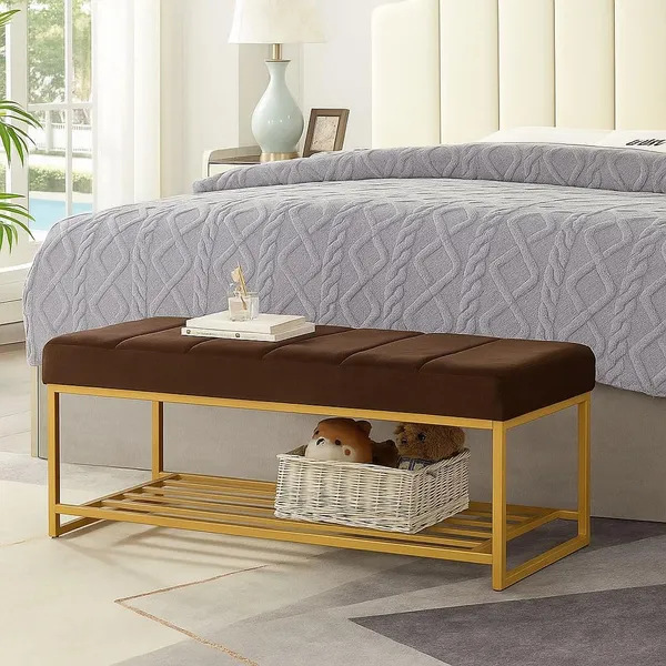 Brown_Wood_Bench_For_Home_Decor