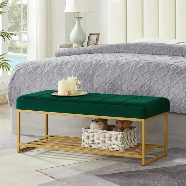 Green_Wood_Bench_For_Home_Decor