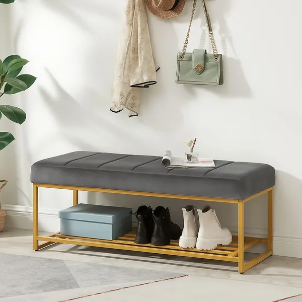 Grey_Wood_Bench_For_Home_Decor