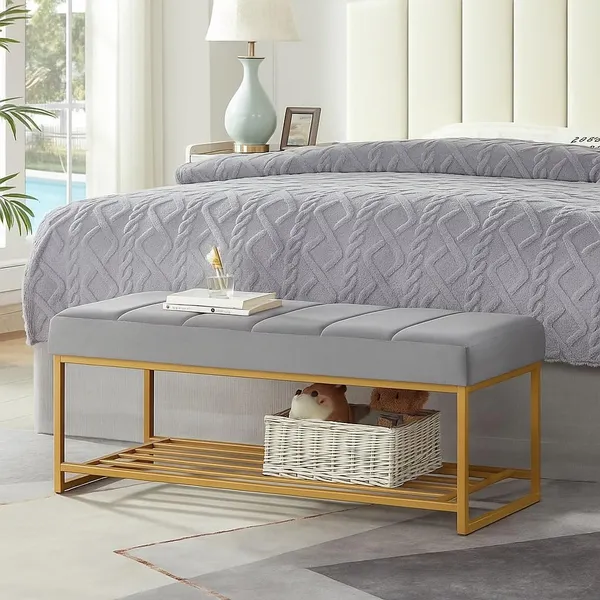 Grey_Wood_Bench_For_Home_Decor