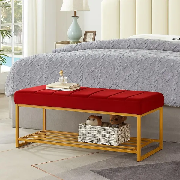 Red_Wood_Bench_For_Home_Decor