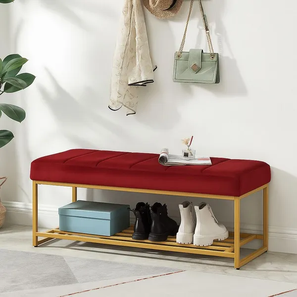 Red_Wood_Bench_For_Home_Decor