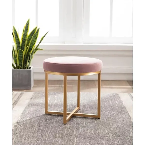 Pink_Metal_Ottoman_For_Home_Decor