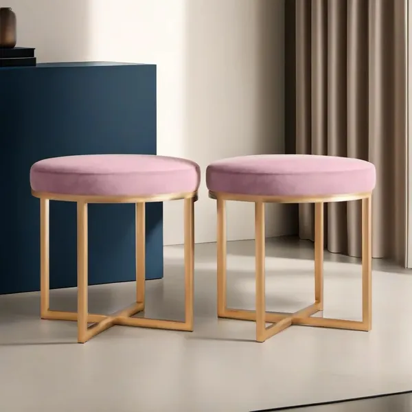 Pink_Metal_Ottoman_For_Home_Decor