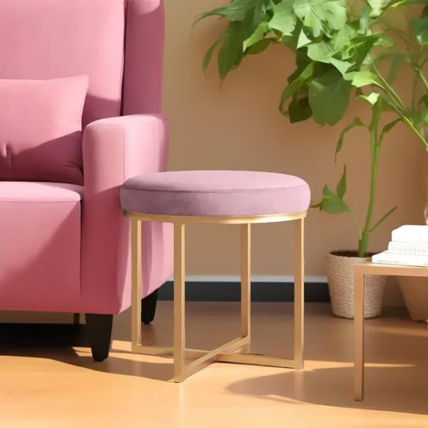 Pink_Metal_Ottoman_For_Home_Decor