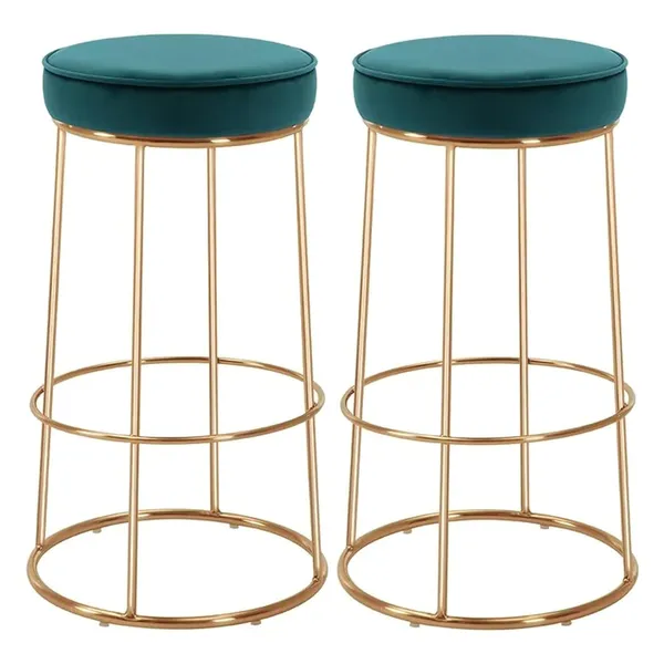 Green_Metal_Bar_Stool_For_Home_Decor