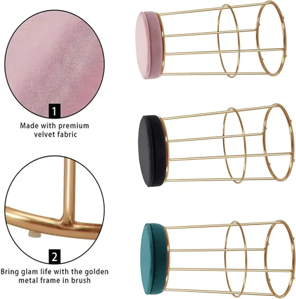 Pink_Metal_Bar_Stool_For_Home_Decor