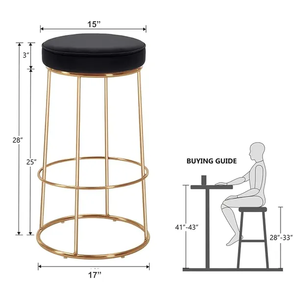 Pink_Metal_Bar_Stool_For_Home_Decor