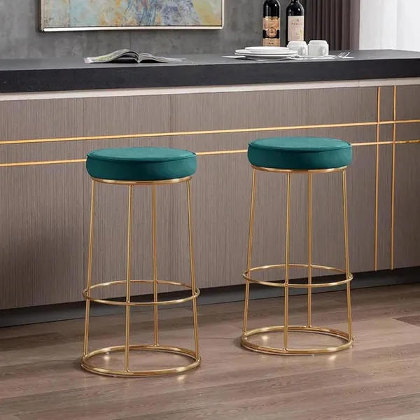 Green_Metal_Bar_Stool_For_Home_Decor