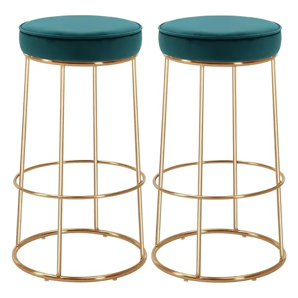 Green_Metal_Bar_Stool_For_Home_Decor