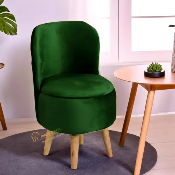 Green_Wood_Bar_Stool_For_Home_Decor