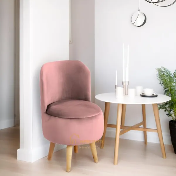 Pink_Wood_Bar_Stool_For_Home_Decor