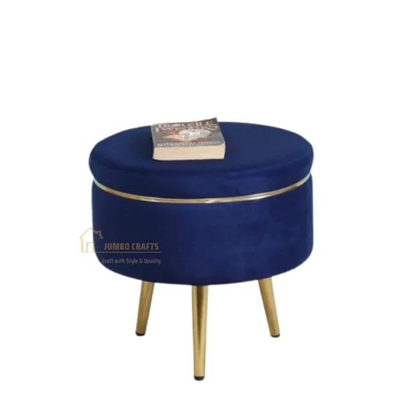Blue_Metal_Ottoman_For_Home_Decor