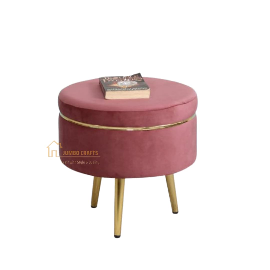 Pink_Metal_Ottoman_For_Home_Decor