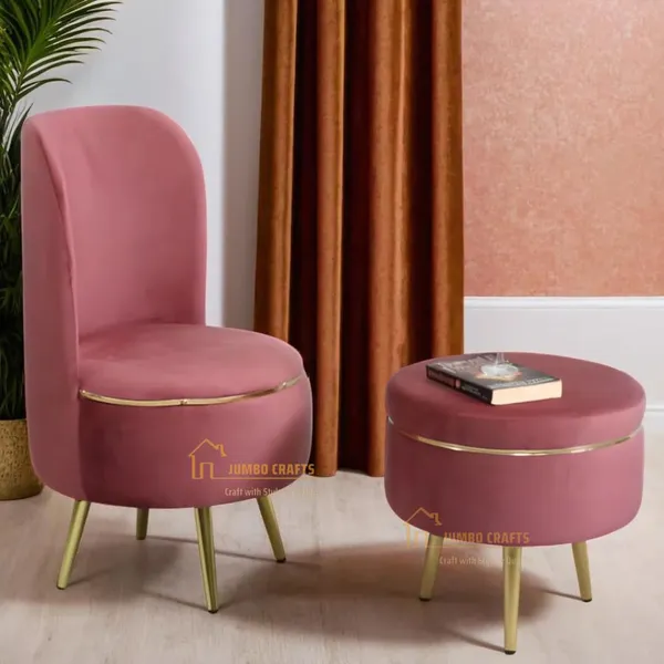 Pink_Metal_Ottoman_For_Home_Decor