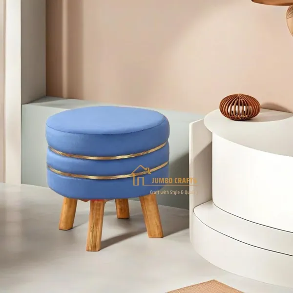 Blue_Mango_Wood_Ottoman_For_Home_Decor