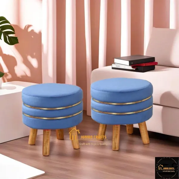 Blue_Mango_Wood_Ottoman_For_Home_Decor