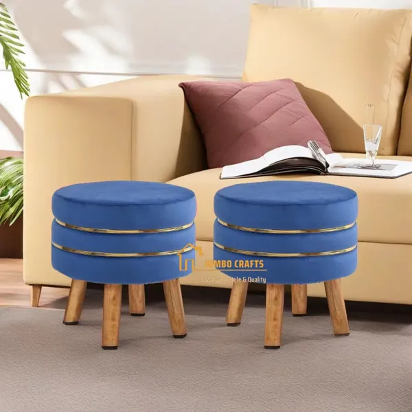 Blue_Mango_Wood_Ottoman_For_Home_Decor