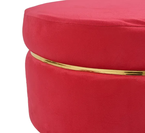 Pink_Mango_Wood_Ottoman_For_Home_Decor