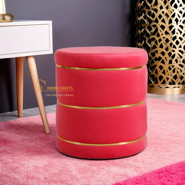 Pink_Wood_Ottoman_For_Home_Decor