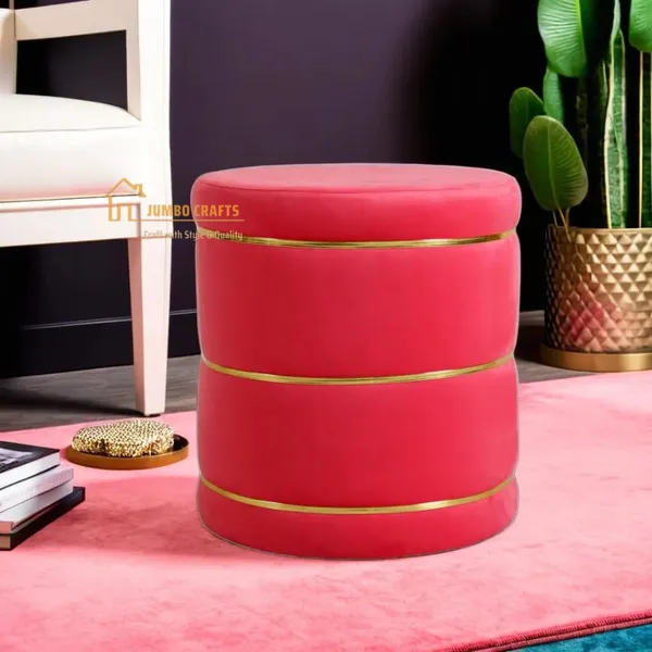 Pink_Wood_Ottoman_For_Home_Decor