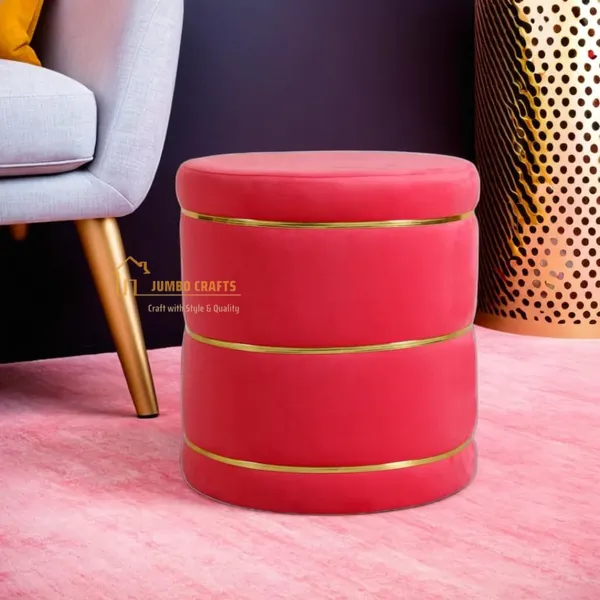 Pink_Wood_Ottoman_For_Home_Decor