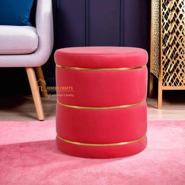 Pink_Wood_Ottoman_For_Home_Decor