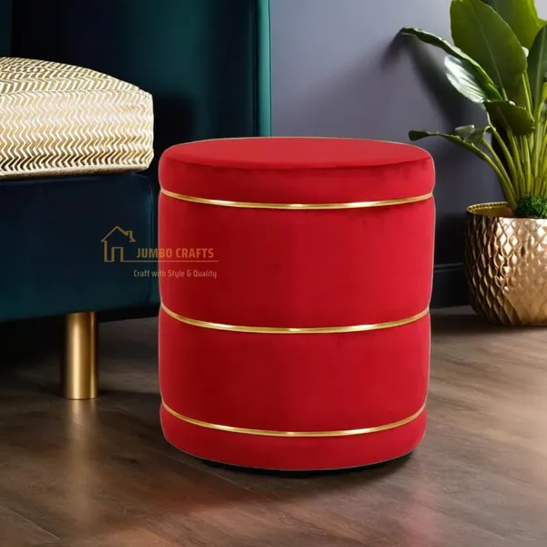 Red_Wood_Ottoman_For_Home_Decor