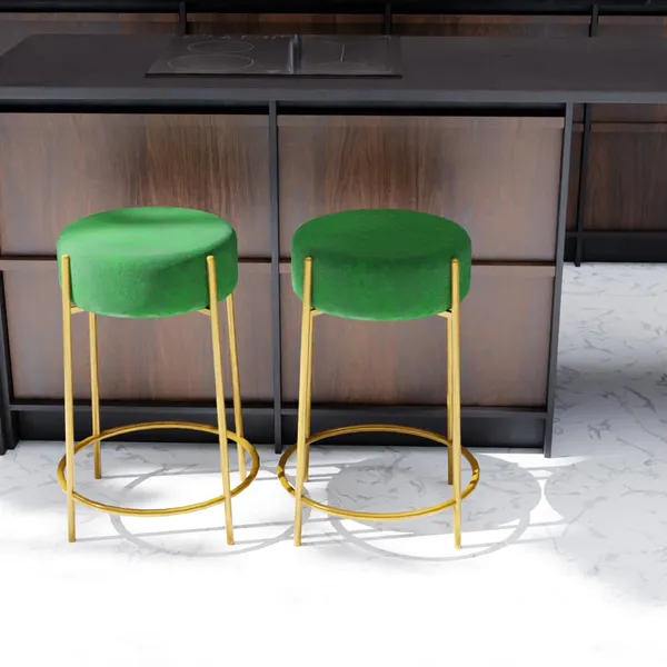 Green_Metal_Bar_Stool_For_Home_Decor