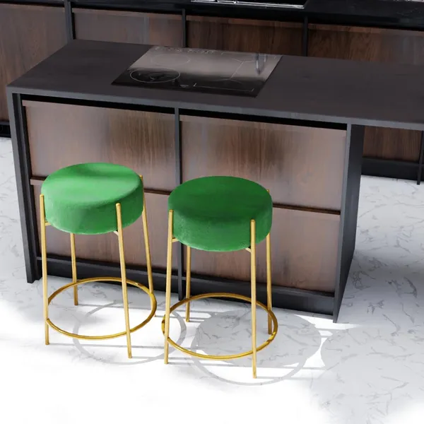 Green_Metal_Bar_Stool_For_Home_Decor