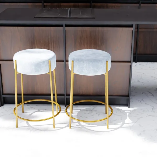 Grey_Metal_Bar_Stool_For_Home_Decor