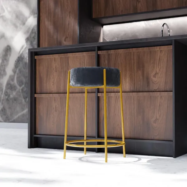 Black_Metal_Bar_Stool_For_Home_Decor