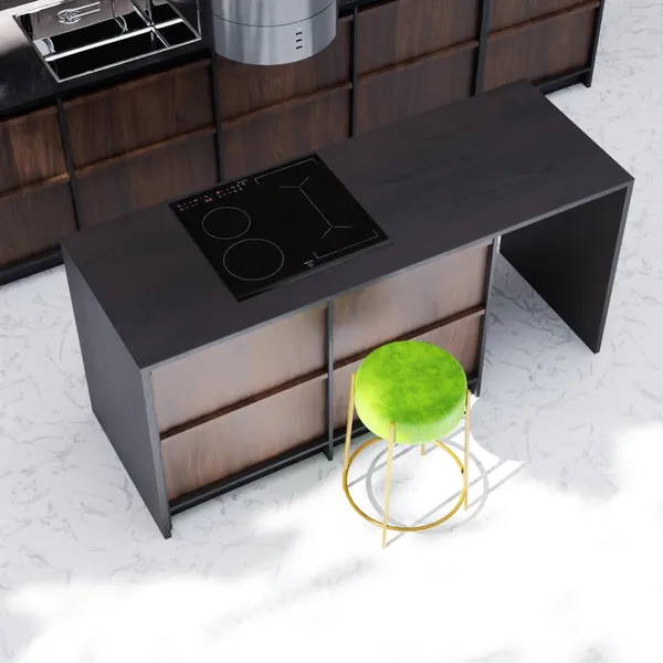 Green_Wood_Bar_Stool_For_Home_Decor