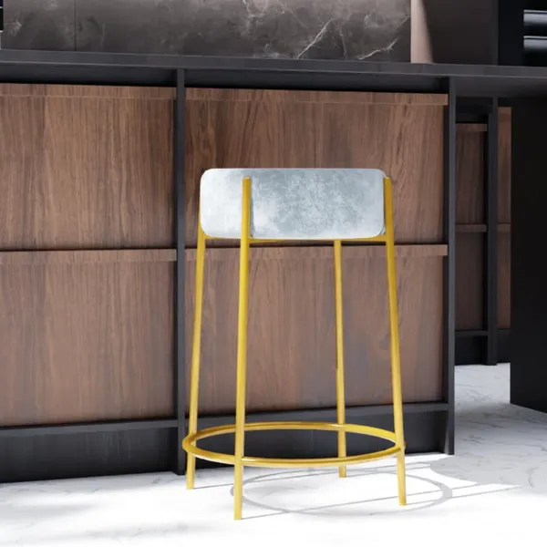 Grey_Metal_Bar_Stool_For_Home_Decor