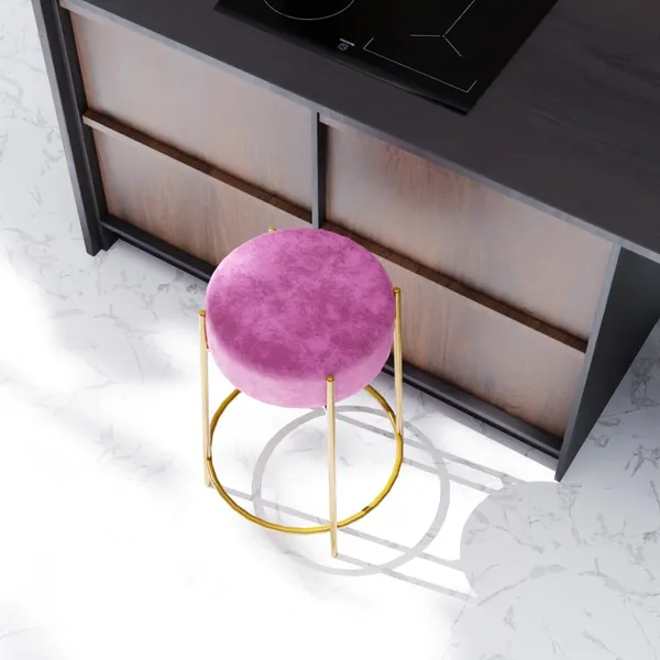 Pink_Metal_Bar_Stool_For_Home_Decor