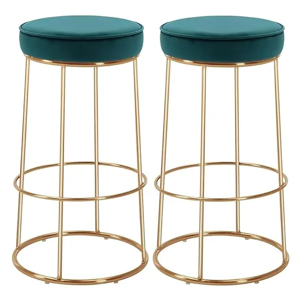 Green_Metal_Bar_Stool_For_Home_Decor