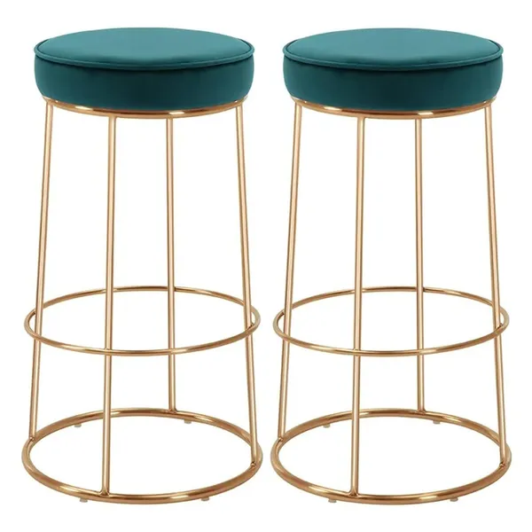 Green_Metal_Bar_Stool_For_Home_Decor