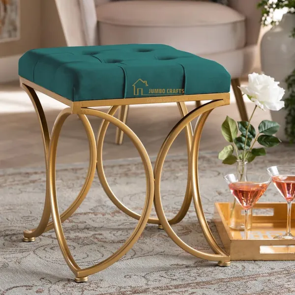 Green_Metal_Ottoman_For_Home_Decor