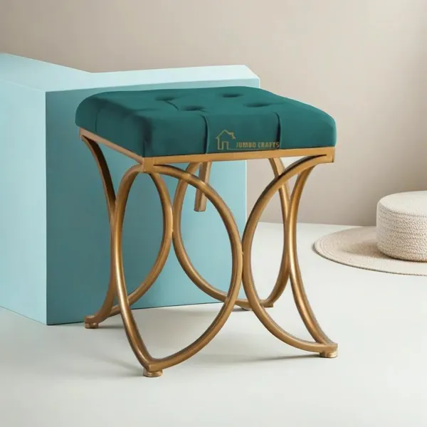 Green_Metal_Ottoman_For_Home_Decor