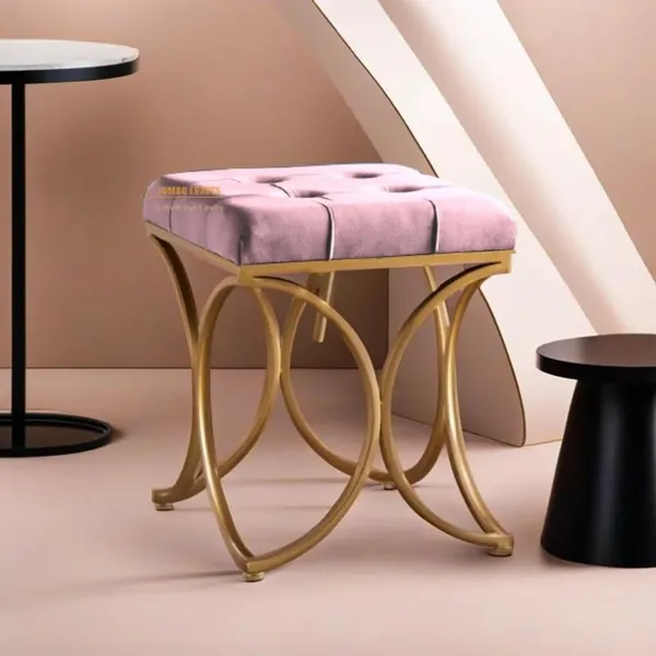 Pink_Metal_Ottoman_For_Home_Decor
