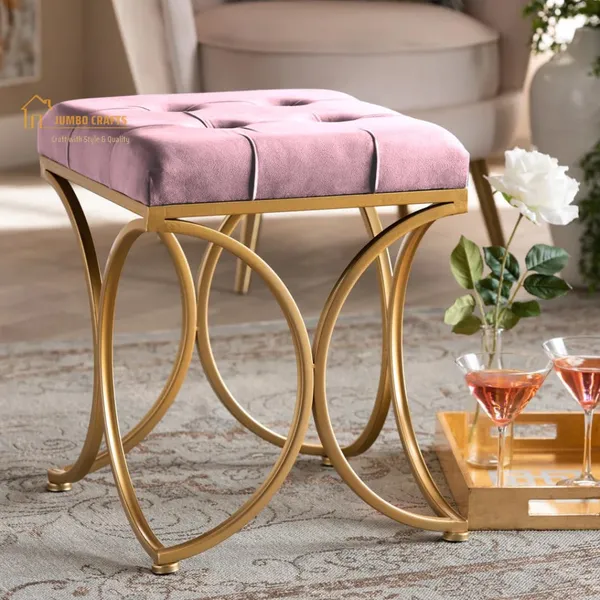 Pink_Metal_Ottoman_For_Home_Decor