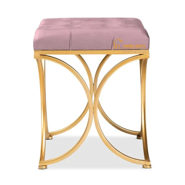 Pink_Metal_Ottoman_For_Home_Decor