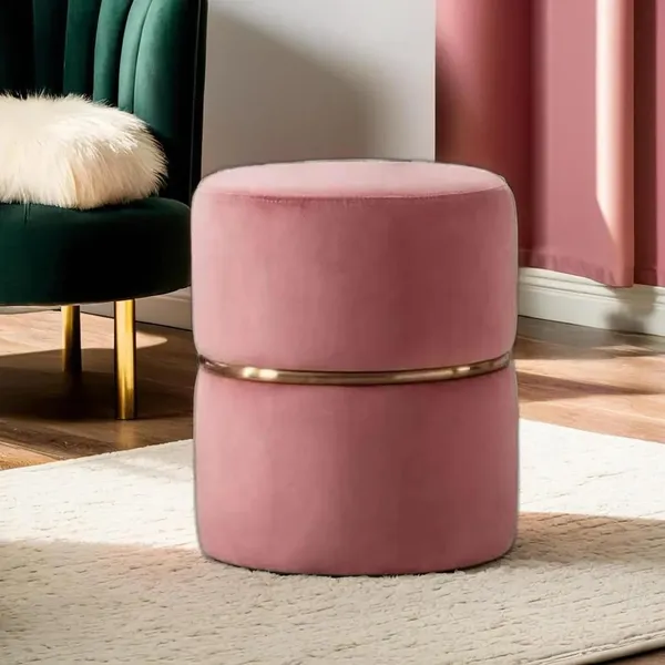 Pink_Wood_Ottoman_For_Home_Decor