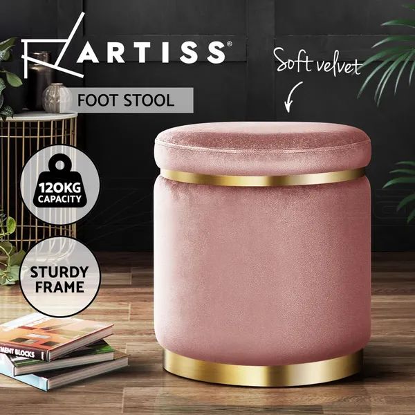 Pink_Wood_Ottoman_For_Home_Decor