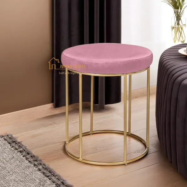 Pink_Wood_Ottoman_For_Home_Decor