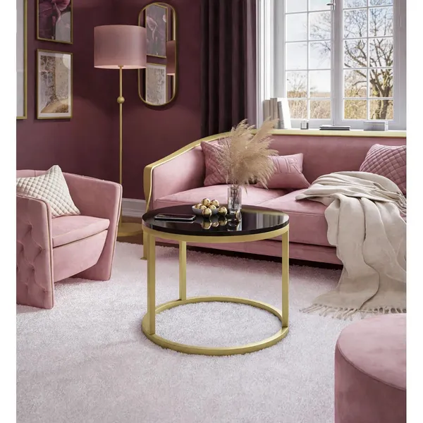 Golden_Black_Metal_Ottoman_For_Home_Decor
