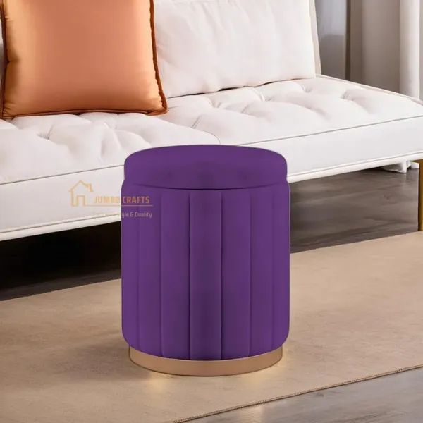 Purple_Wood_Ottoman_For_Home_Decor