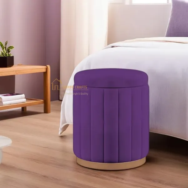 Purple_Wood_Ottoman_For_Home_Decor