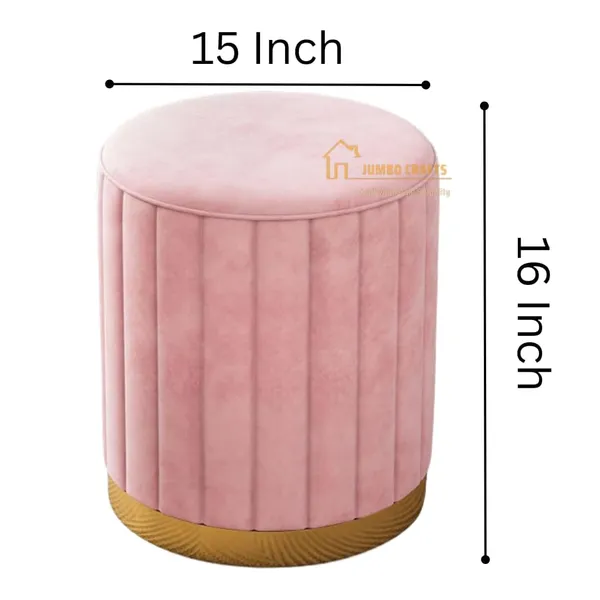 Pink_Wood_Ottoman_For_Home_Decor