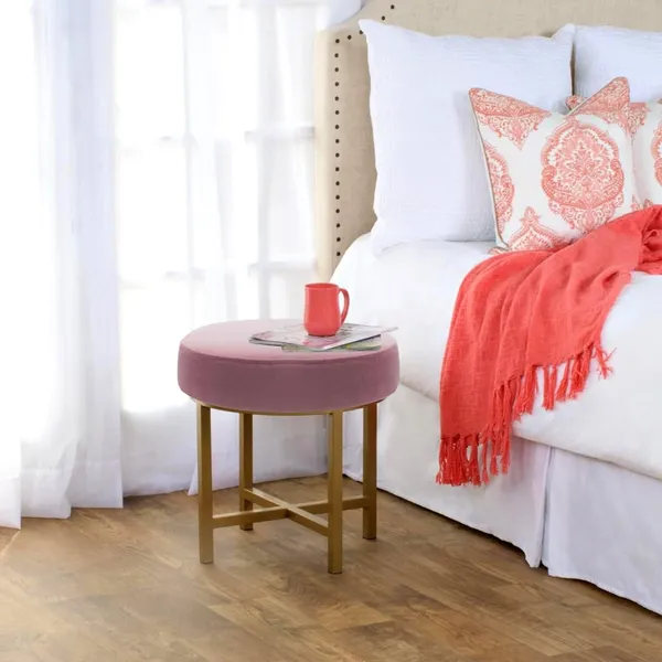 Pink_Metal_Ottoman_For_Home_Decor
